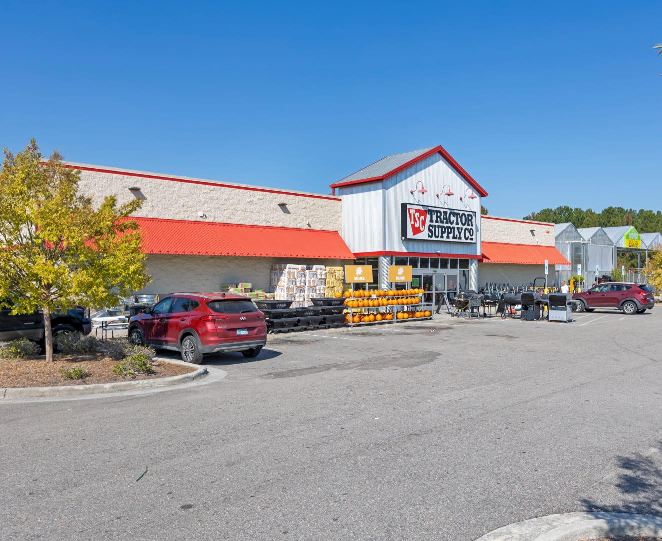 Another view from the left side of Tractor Supply Company at 7965 US Highway 117 in Rocky Point, NC.