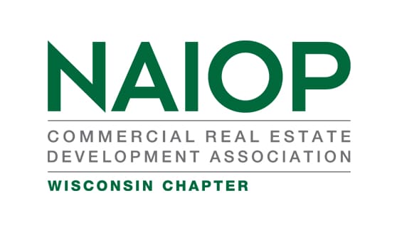Logo for the NAIOP Commercial Real Estate Development Association Wisconsin Chapter