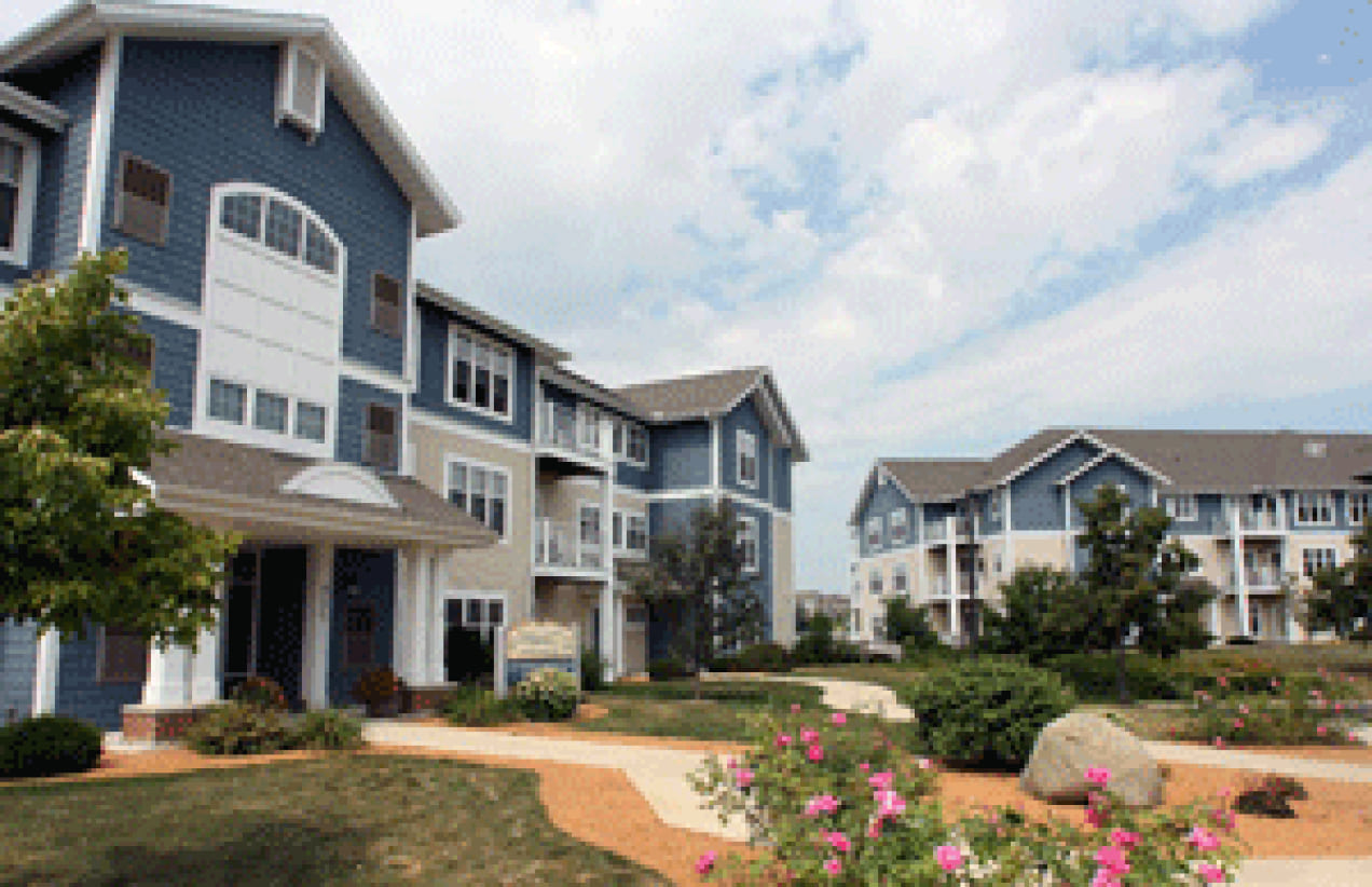 The Door Creek Apartments complex in Madison, WI